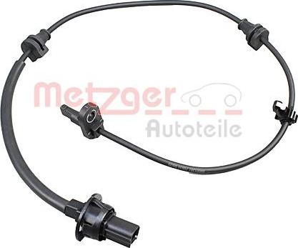 Metzger 09001387 - Sensore, N° giri ruota autozon.pro