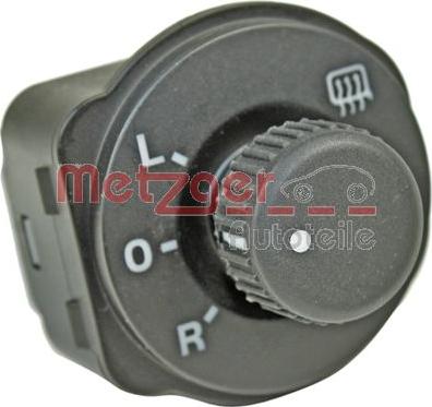 Metzger 0916456 - Comando, Regolazione specchio autozon.pro