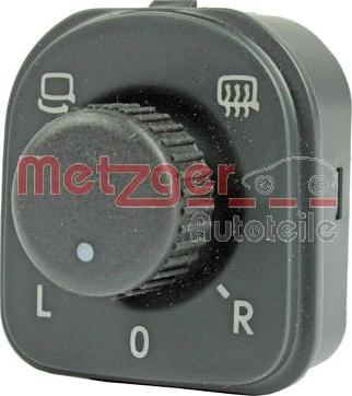 Metzger 0916488 - Comando, Regolazione specchio autozon.pro