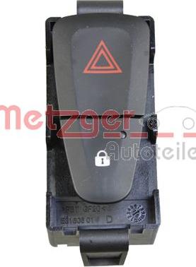 Metzger 0916593 - Interruttore, Lampeggiatore d'emergenza autozon.pro