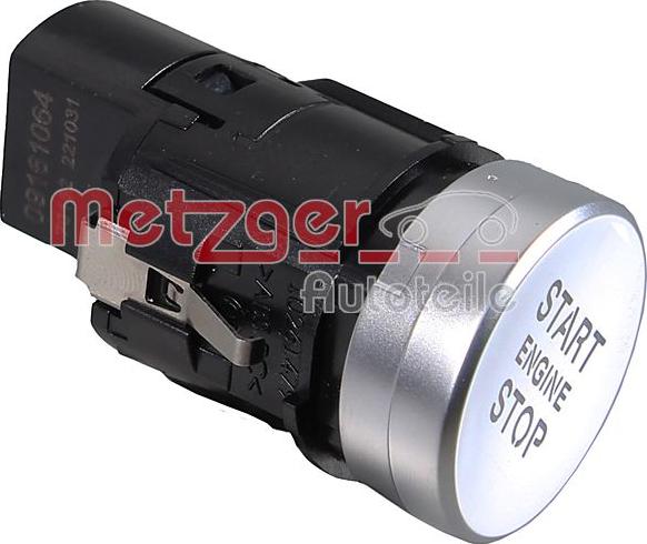 Metzger 09161064 - Interruttore start / stop autozon.pro