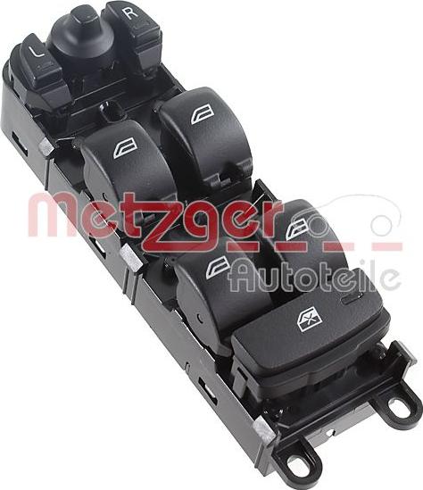 Metzger 09161165 - Interruttore, Alzacristallo autozon.pro