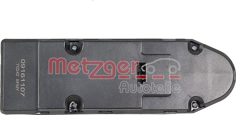 Metzger 09161107 - Interruttore, Alzacristallo autozon.pro