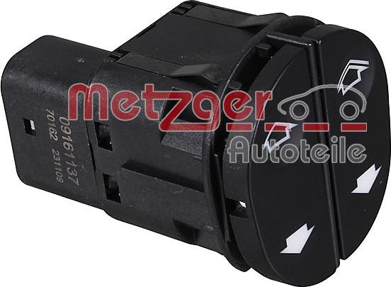 Metzger 09161137 - Interruttore, Alzacristallo autozon.pro