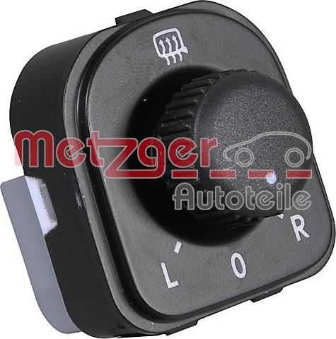 Metzger 09161125 - Comando, Regolazione specchio autozon.pro