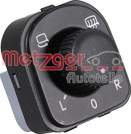 Metzger 09161126 - Comando, Regolazione specchio autozon.pro