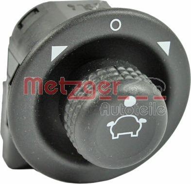 Metzger 0916345 - Comando, Regolazione specchio autozon.pro