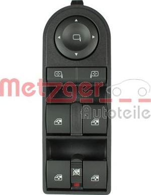 Metzger 0916248 - Interruttore, Alzacristallo autozon.pro