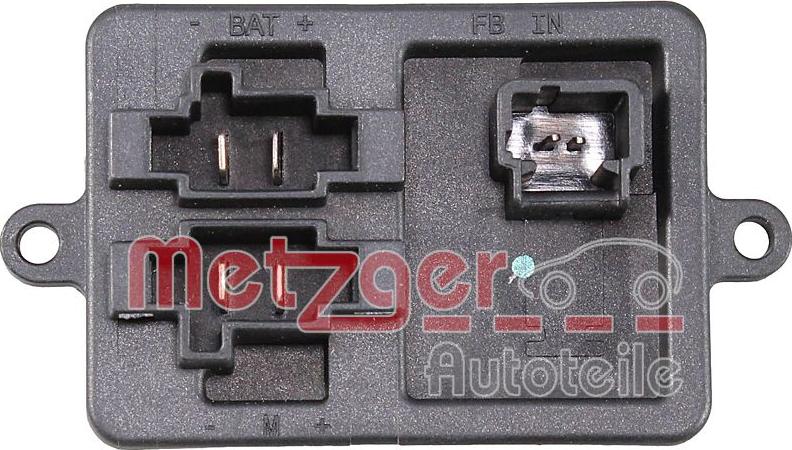 Metzger 0917698 - Resistenza, Ventilatore abitacolo autozon.pro