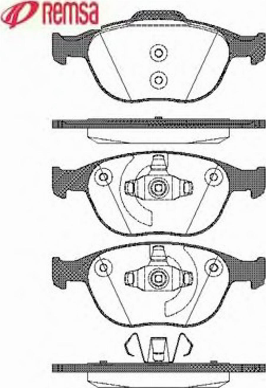 Metzger 098400 - Kit pastiglie freno, Freno a disco autozon.pro