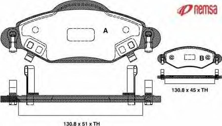 Metzger 097802 - Kit pastiglie freno, Freno a disco autozon.pro