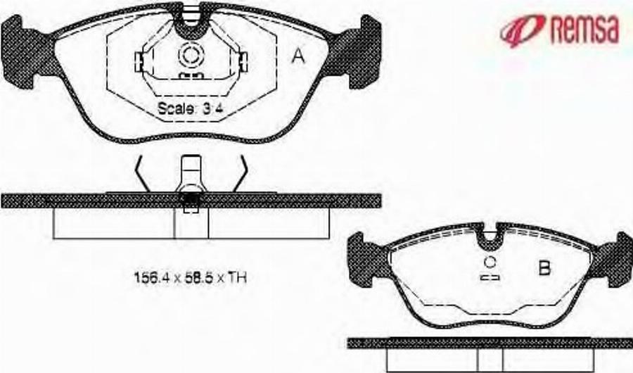 Metzger 044600 - Kit pastiglie freno, Freno a disco autozon.pro