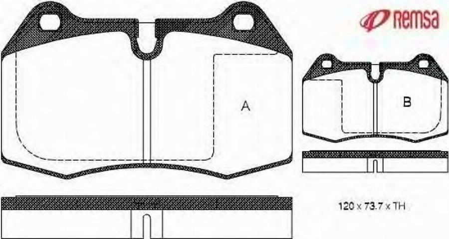 Metzger 044100 - Kit pastiglie freno, Freno a disco autozon.pro