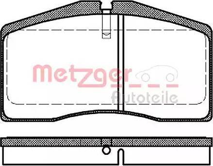 Metzger 1170728 - Kit pastiglie freno, Freno a disco autozon.pro