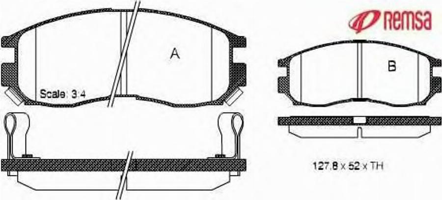 Metzger 046002 - Kit pastiglie freno, Freno a disco autozon.pro