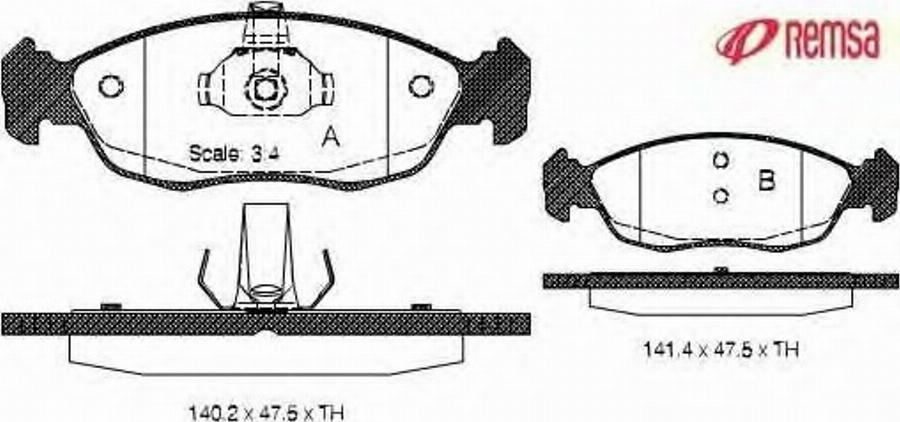 Metzger 046110 - Kit pastiglie freno, Freno a disco autozon.pro