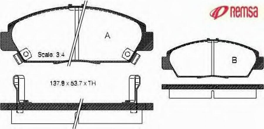 Metzger 040602 - Kit pastiglie freno, Freno a disco autozon.pro