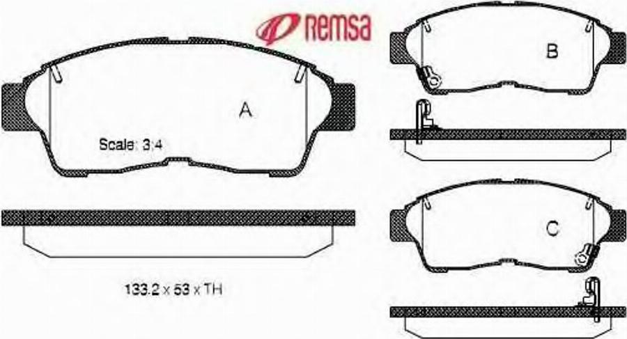 Metzger 040202 - Kit pastiglie freno, Freno a disco autozon.pro