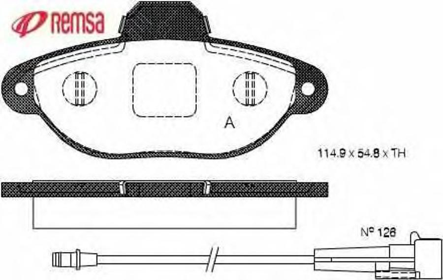 Metzger 0414.01 - Kit pastiglie freno, Freno a disco autozon.pro