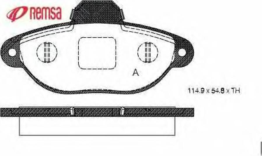 Metzger 0414.20 - Kit pastiglie freno, Freno a disco autozon.pro