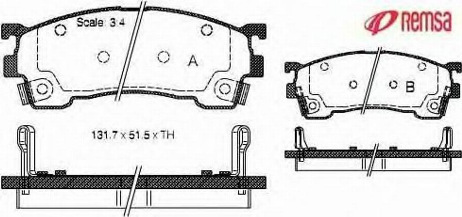 Metzger 041504 - Kit pastiglie freno, Freno a disco autozon.pro