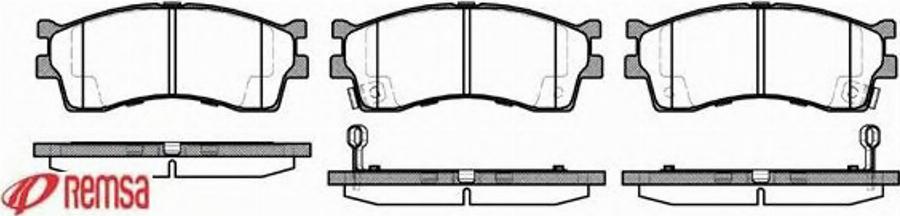 Metzger 0415.32 - Kit pastiglie freno, Freno a disco autozon.pro