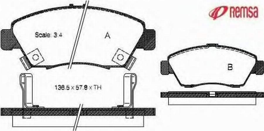 Metzger 041802 - Kit pastiglie freno, Freno a disco autozon.pro