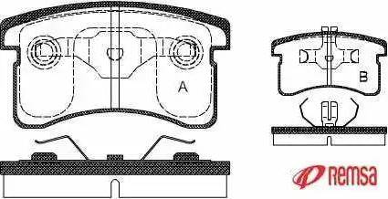 Metzger 1170732 - Kit pastiglie freno, Freno a disco autozon.pro