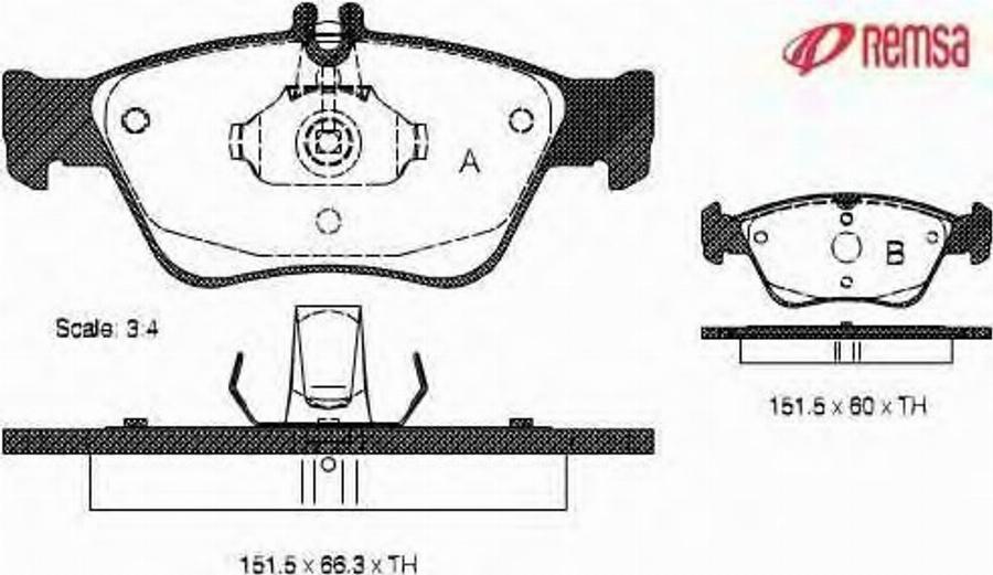 Metzger 058600 - Kit pastiglie freno, Freno a disco autozon.pro