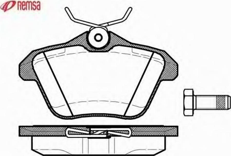 Metzger 058110 - Kit pastiglie freno, Freno a disco autozon.pro