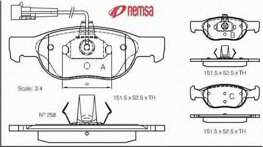 Metzger 0588.11 - Kit pastiglie freno, Freno a disco autozon.pro