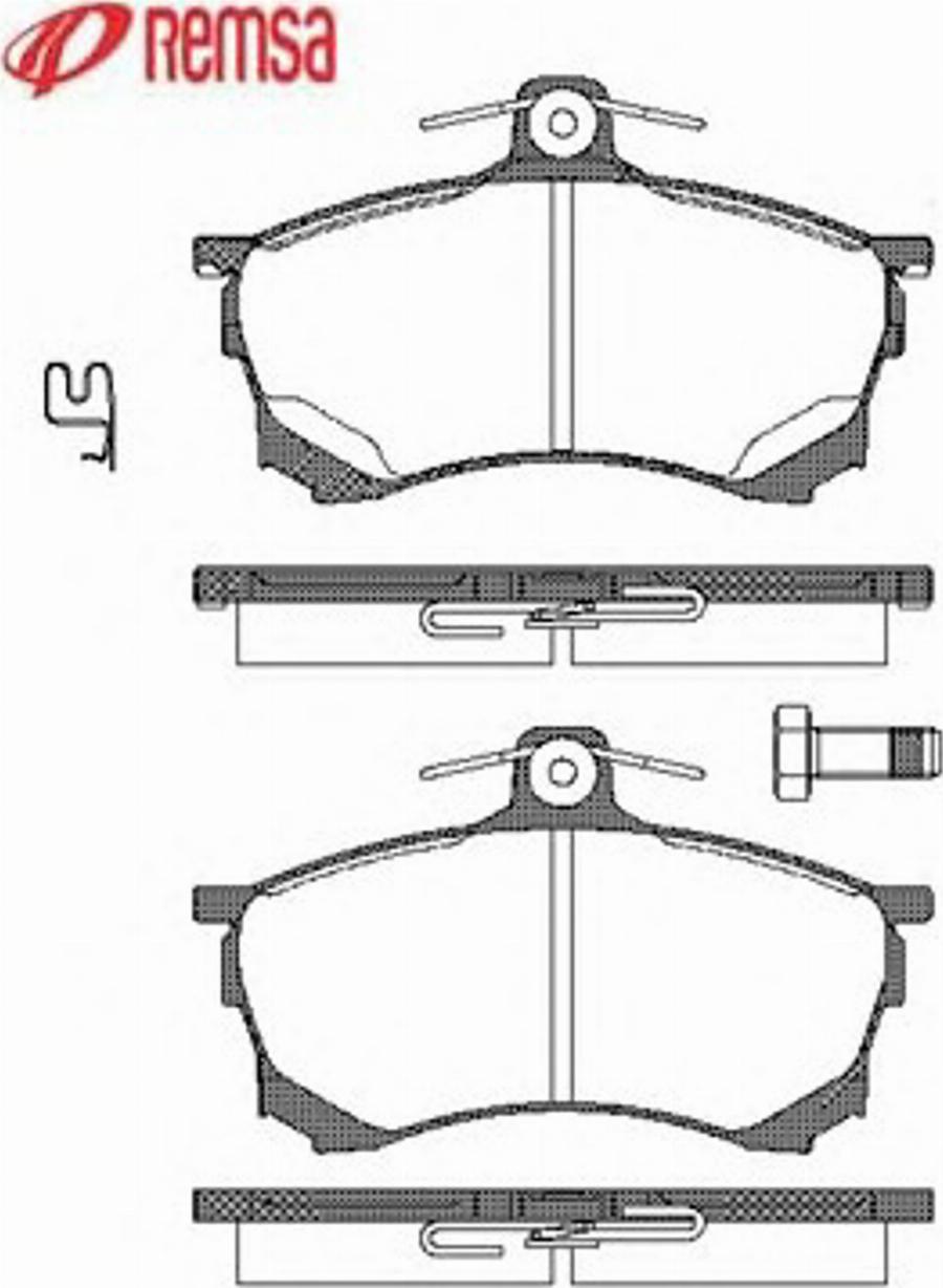 Metzger 058200 - Kit pastiglie freno, Freno a disco autozon.pro