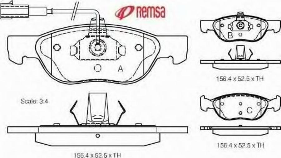 Metzger 058711 - Kit pastiglie freno, Freno a disco autozon.pro