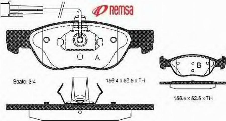 Metzger 058712 - Kit pastiglie freno, Freno a disco autozon.pro