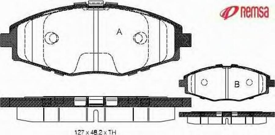 Metzger 069600 - Kit pastiglie freno, Freno a disco autozon.pro