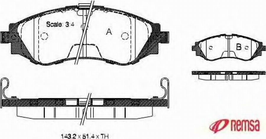 Metzger 064502 - Kit pastiglie freno, Freno a disco autozon.pro