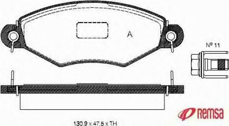 Metzger 0643.10 - Kit pastiglie freno, Freno a disco autozon.pro