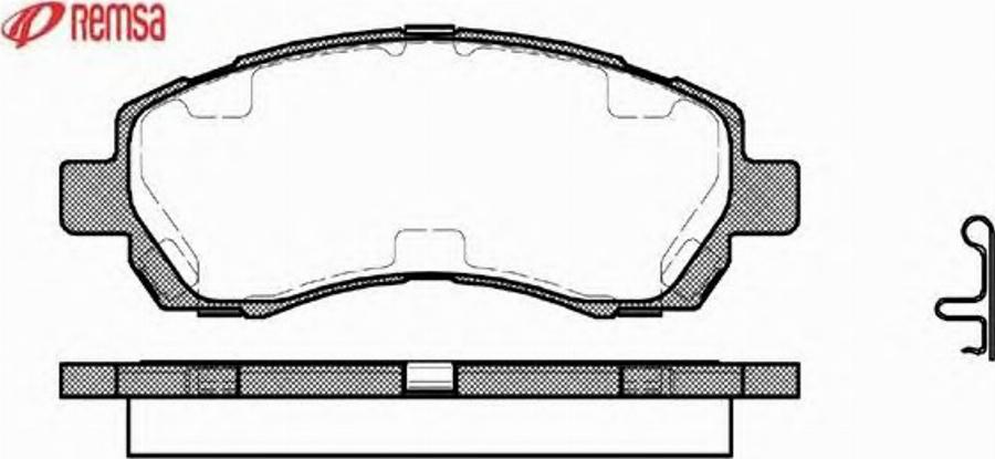 Metzger 064702 - Kit pastiglie freno, Freno a disco autozon.pro