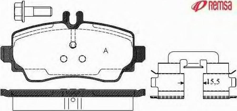 Metzger 065000 - Kit pastiglie freno, Freno a disco autozon.pro