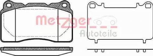 Metzger 1170744 - Kit pastiglie freno, Freno a disco autozon.pro