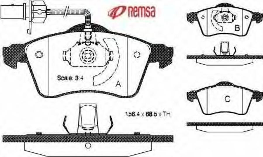 Metzger 0618.02 - Kit pastiglie freno, Freno a disco autozon.pro