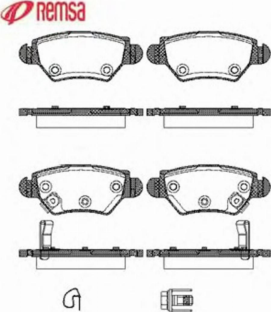 Metzger 068522 - Kit pastiglie freno, Freno a disco autozon.pro