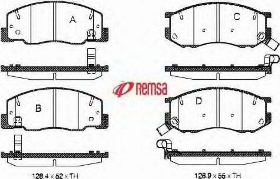 Metzger 063604 - Kit pastiglie freno, Freno a disco autozon.pro