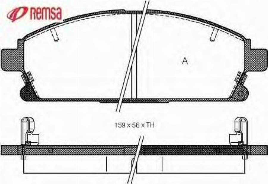 Metzger 0674.12 - Kit pastiglie freno, Freno a disco autozon.pro