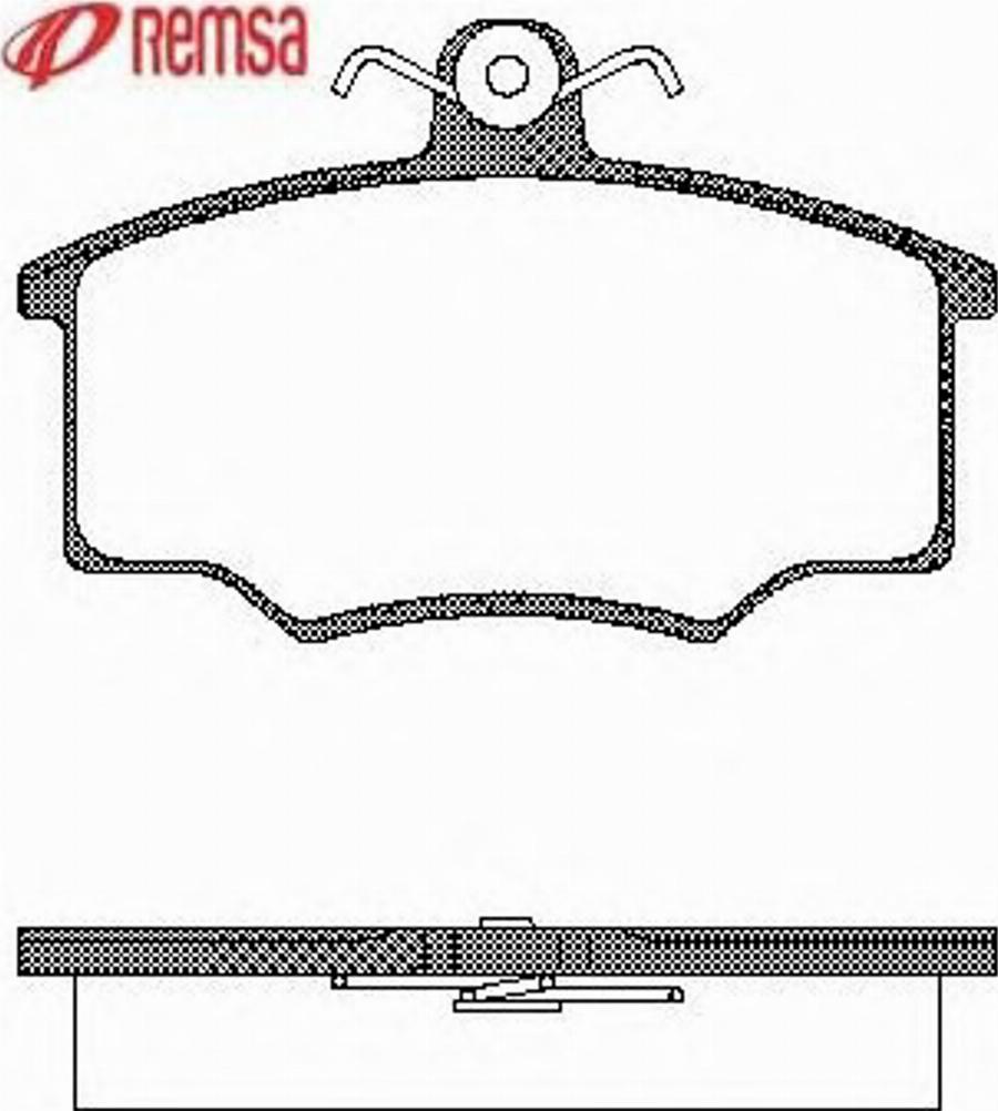 Metzger 004600 - Kit pastiglie freno, Freno a disco autozon.pro