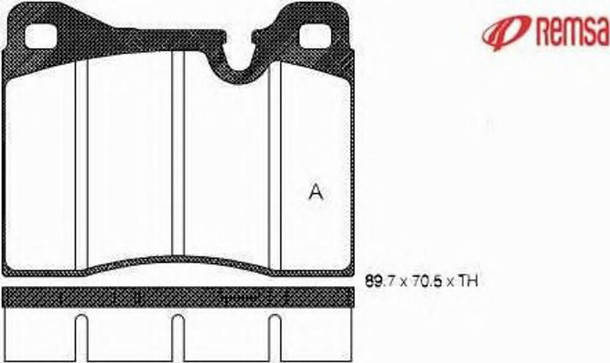 Metzger 001130 - Kit pastiglie freno, Freno a disco autozon.pro