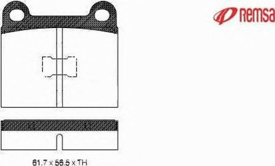 Metzger 001700 - Kit pastiglie freno, Freno a disco autozon.pro