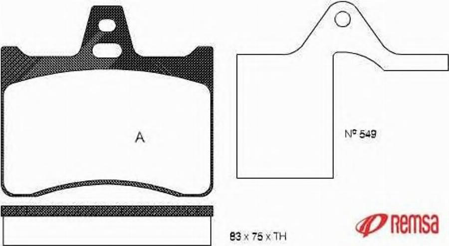 Metzger 008810 - Kit pastiglie freno, Freno a disco autozon.pro