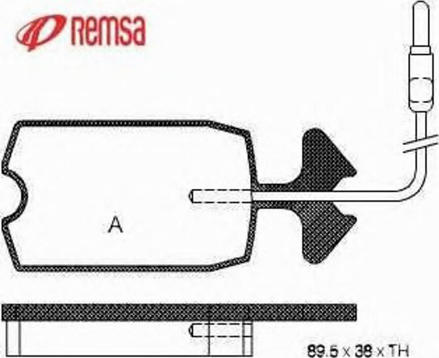 Metzger 003404 - Kit pastiglie freno, Freno a disco autozon.pro