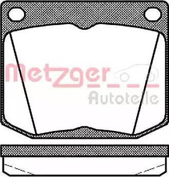 Metzger 1170698 - Kit pastiglie freno, Freno a disco autozon.pro